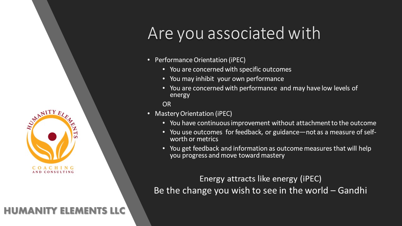 Energy Attracts Like Energy” Ipec The Humanity Elements Llc